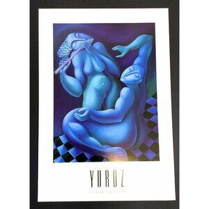 Yuroz Painting "May I Touch Your Music" 1989 Limited Edition Russian Artist New